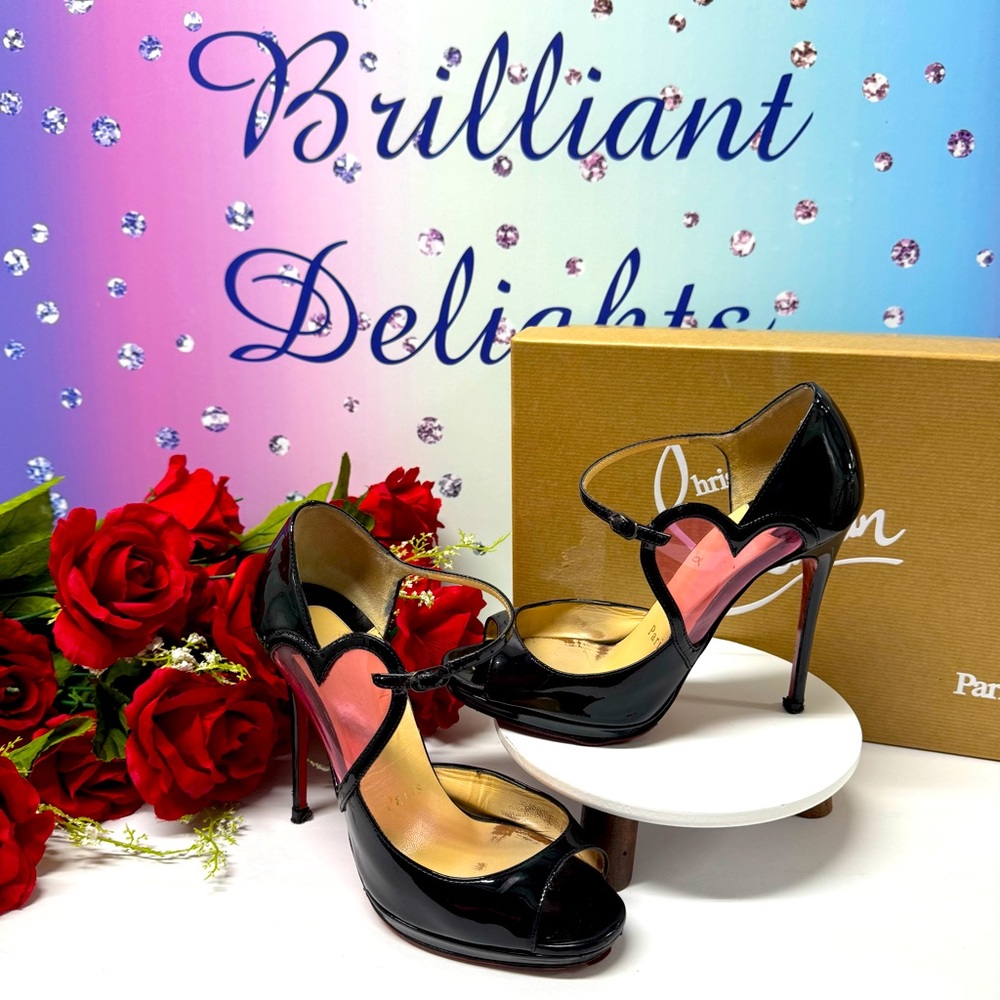 🩷SALE LOUBIE CORAJANE 120 HEELS W/BOX